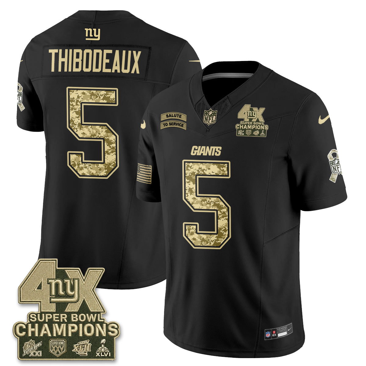 NYG 2026 Salute To Service V2 Vapor Jersey - Stitched (2)