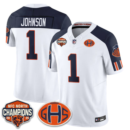 Chicago Bears 2026 Rivalries Split Edition Vapor Jersey - Stitched