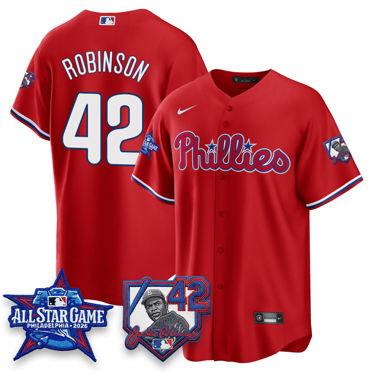 PHI 2026 Jackie Robinson New Era - All Star Game Vapor Limited Jersey - All Stitched