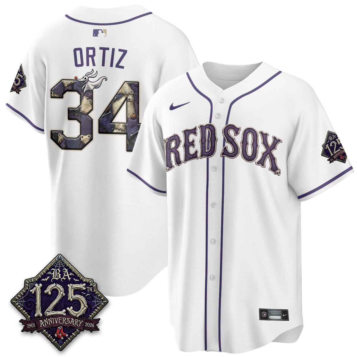 Boston Red Sox Nightmare Vapor Limited Jersey - Stitched