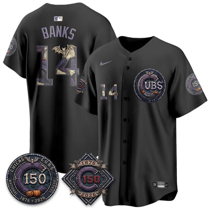 Chicago Cubs Nightmare Edition Vapor Limited Jersey - Printed