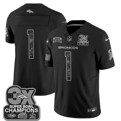 Denver Broncos 2026 Salute to Service V2 Vapor Jersey - Stitched