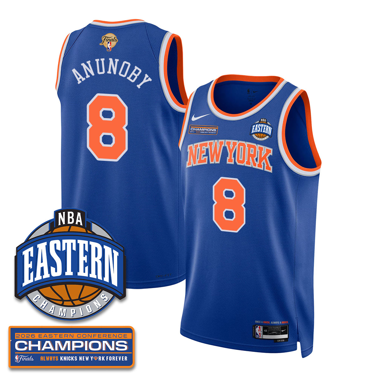 NYK 2026 NBA Eastern Conference Champions City Connect Jersey - Stitched