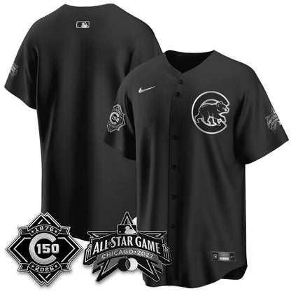 Chicago Cubs 2027 All Star Game Gold Edition Vapor Jersey - Stitched