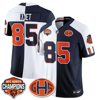 Chicago Bears 2026 Rivalries Split Edition Vapor Jersey - Stitched