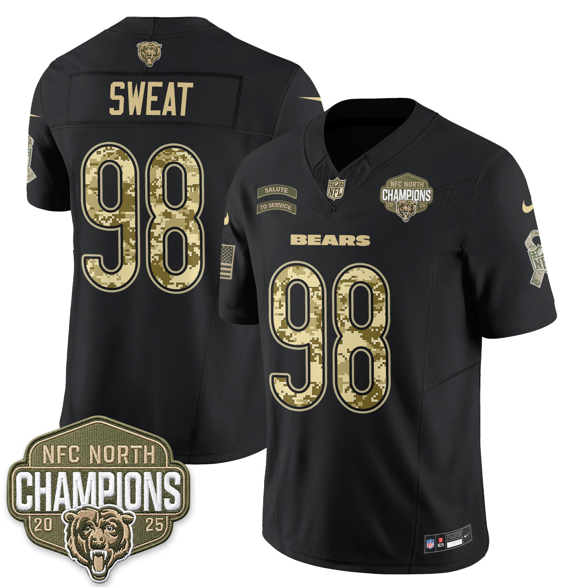 CHI 2026 Salute to Service V2 Vapor Jersey - Stitched