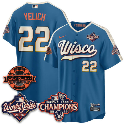 MIL 2026 NL Champions - Uecker Patch Navy Limited Edition - Stitched N1