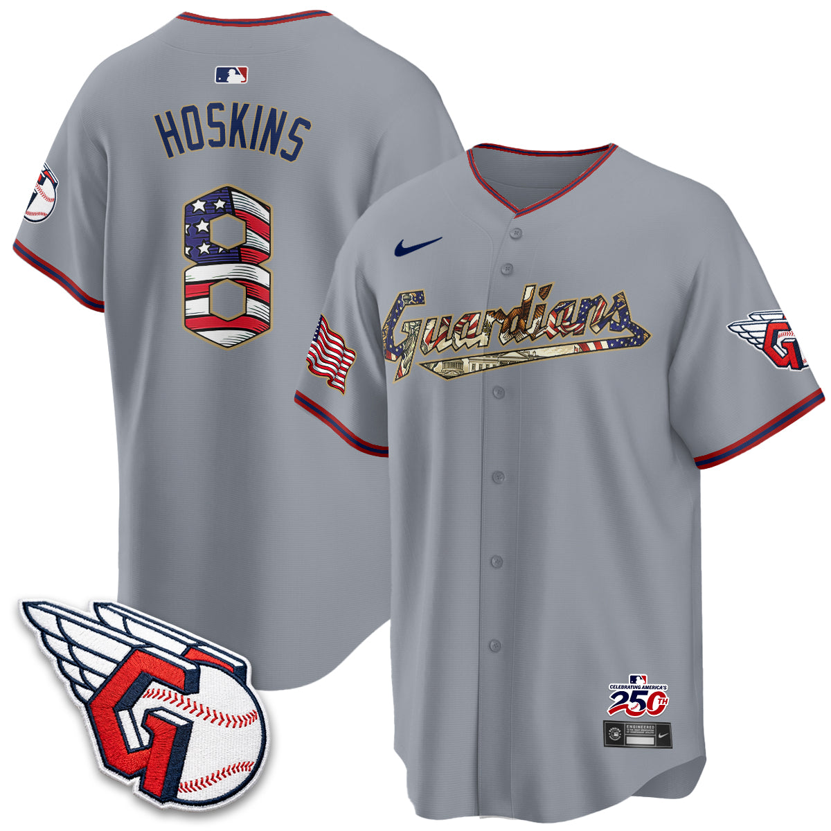 CLE 2026 Independence Day USA Vapor Jersey - Stitched