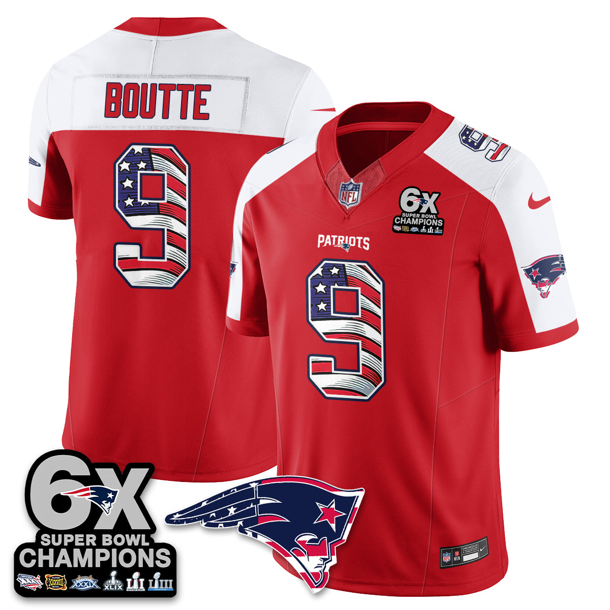 NE America Edition Vapor Jersey V2- Stitched