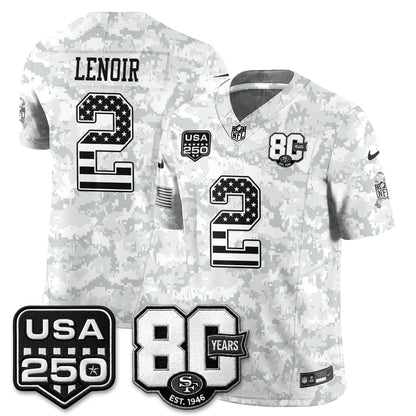 SF 2026 Salute to Service Edition Vapor Jersey - Stitched