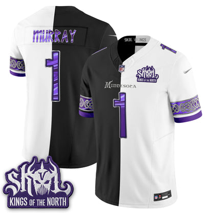 Minnesota Vikings Warrior Split Edition Vapor Jersey - Stitched