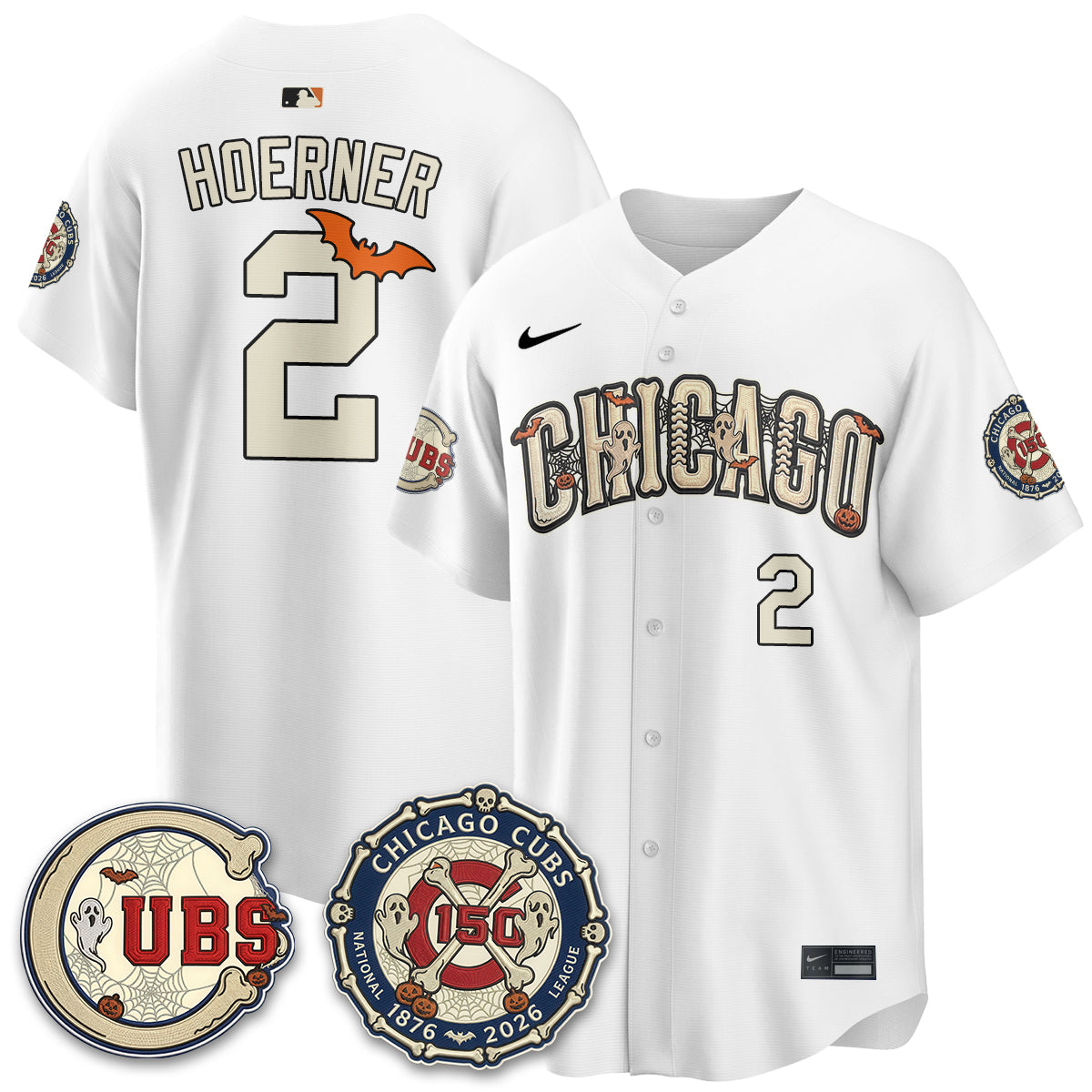 Chicago Cubs Halloween 2026 Vapor Limited Jersey - Stitched