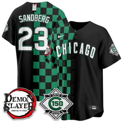 Chicago Cubs Demon Slayer Vapor Limited Jersey - Stitched