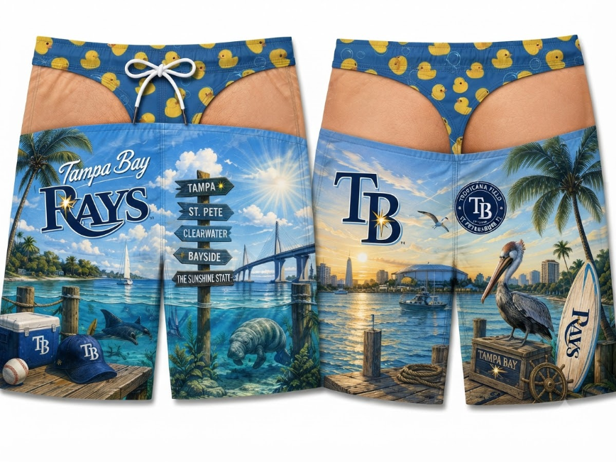 TBR Effect Body Funny Beach Short - Printed