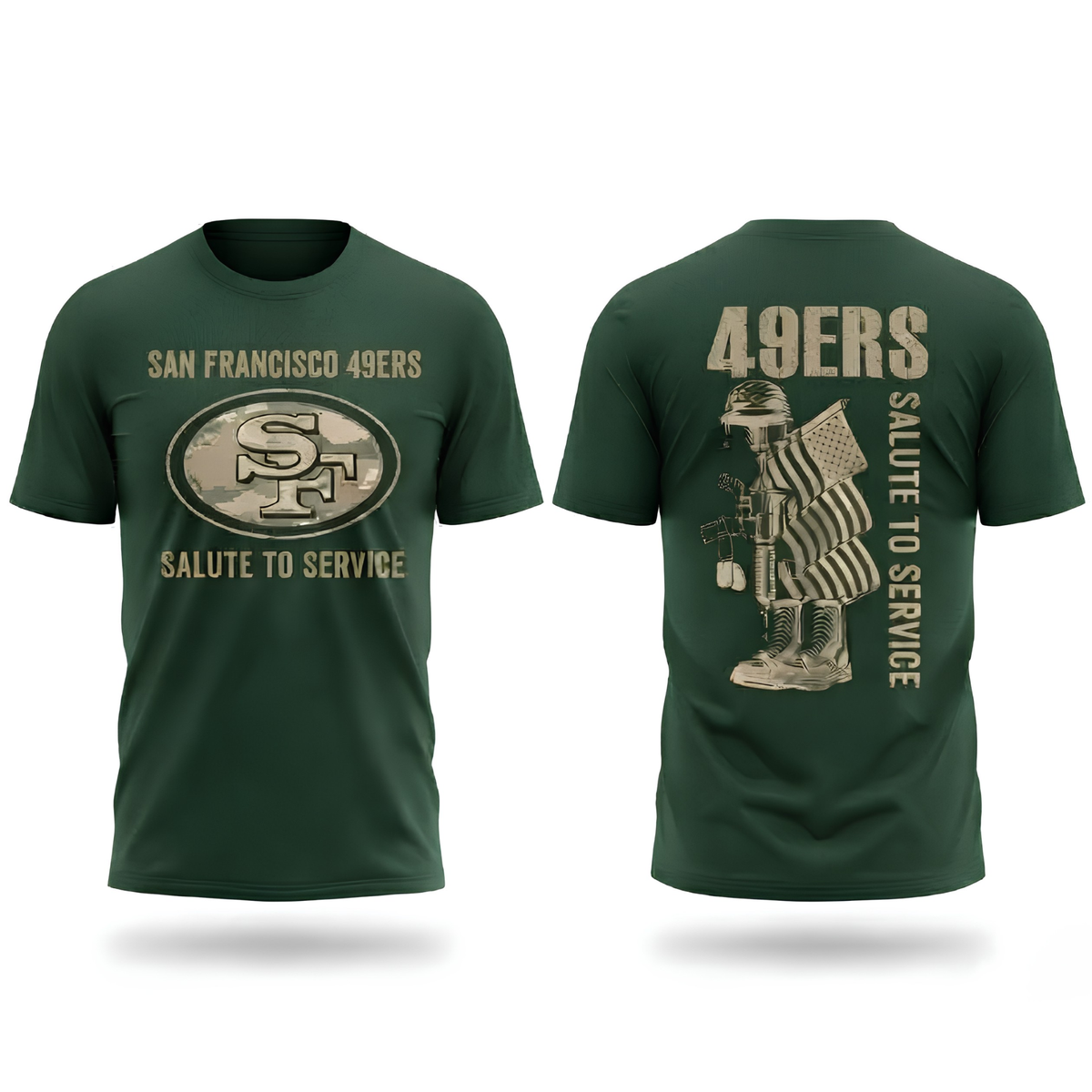 SF Salute To Service 2026 Edition Two Sides T-Shirt - Printed
