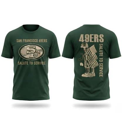 SF Salute To Service 2026 Edition Two Sides T-Shirt - Printed