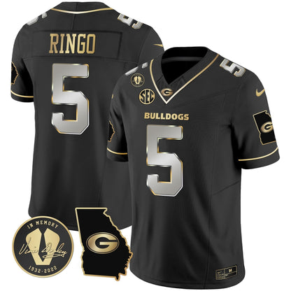 Georgia Bulldogs 2024 Vapor Jersey V3 - Georgia Map - All Stitched