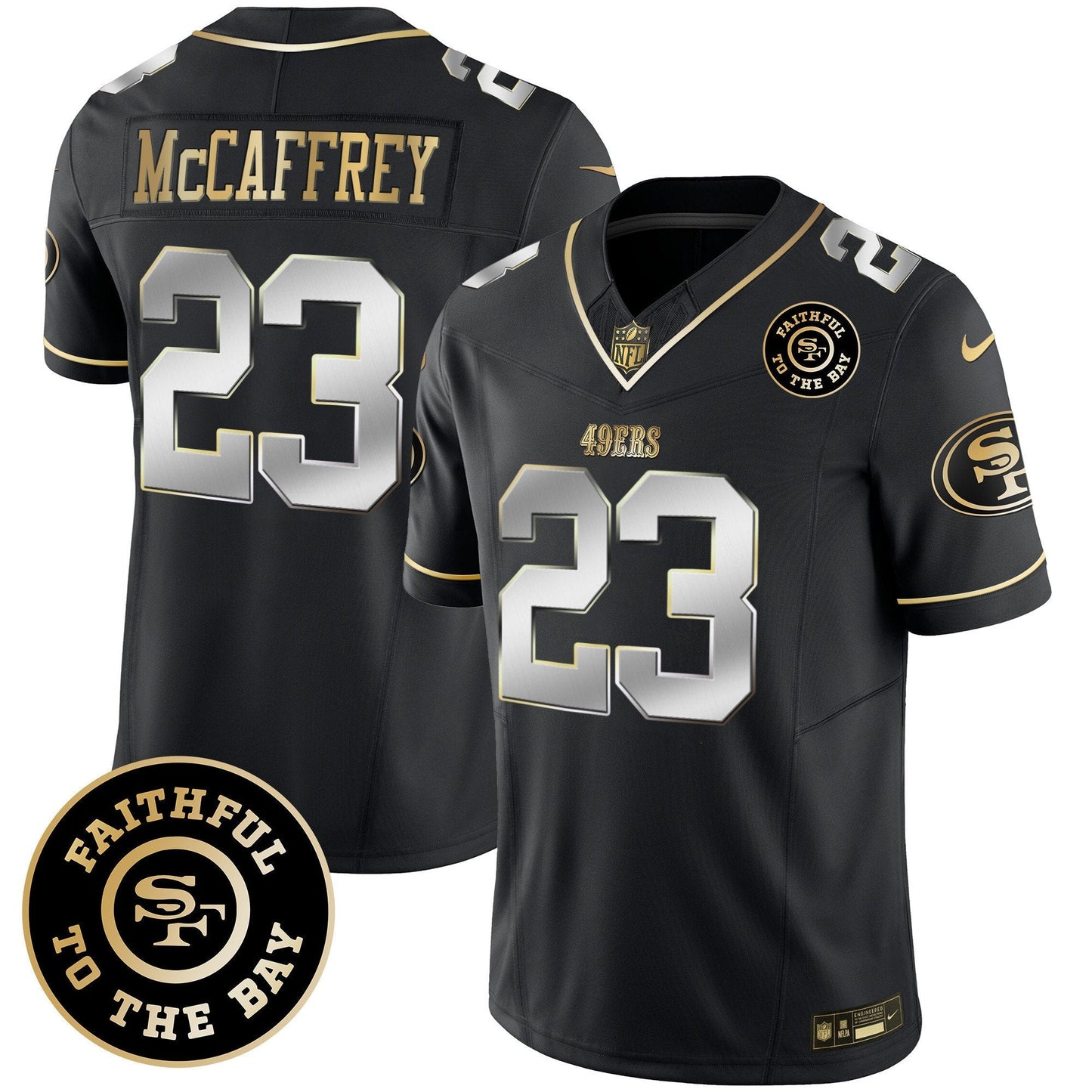 49ers Faithful To The Bay Patch Vapor Limited Jersey V6 - All Stitched