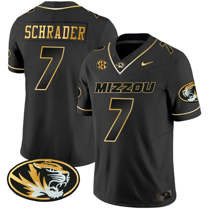 Missouri Tigers Gold Vapor Jersey - All Stitched