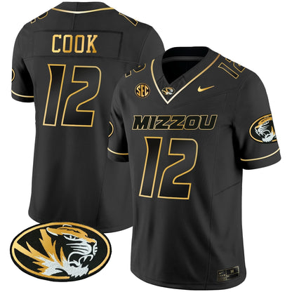 Missouri Tigers Gold Vapor Jersey - All Stitched