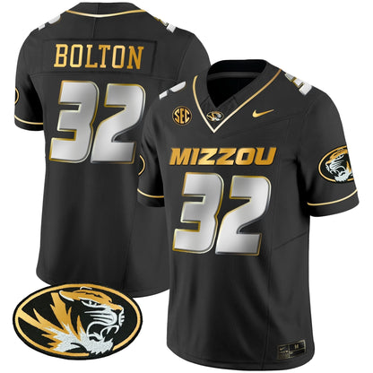Missouri Tigers Gold Vapor Jersey - All Stitched