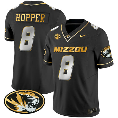 Missouri Tigers Gold Vapor Jersey - All Stitched