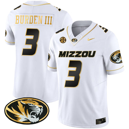 Missouri Tigers Gold Vapor Jersey - All Stitched