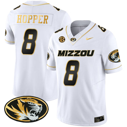 Missouri Tigers Gold Vapor Jersey - All Stitched