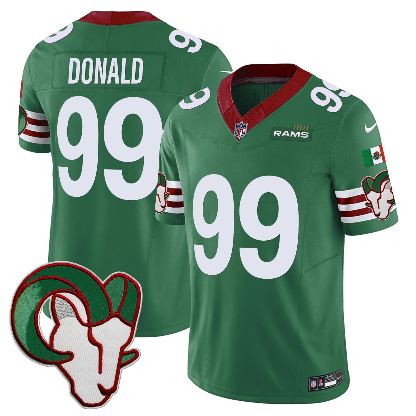 Los Angeles Rams Mexico Vapor Limited Jersey - All Stitched