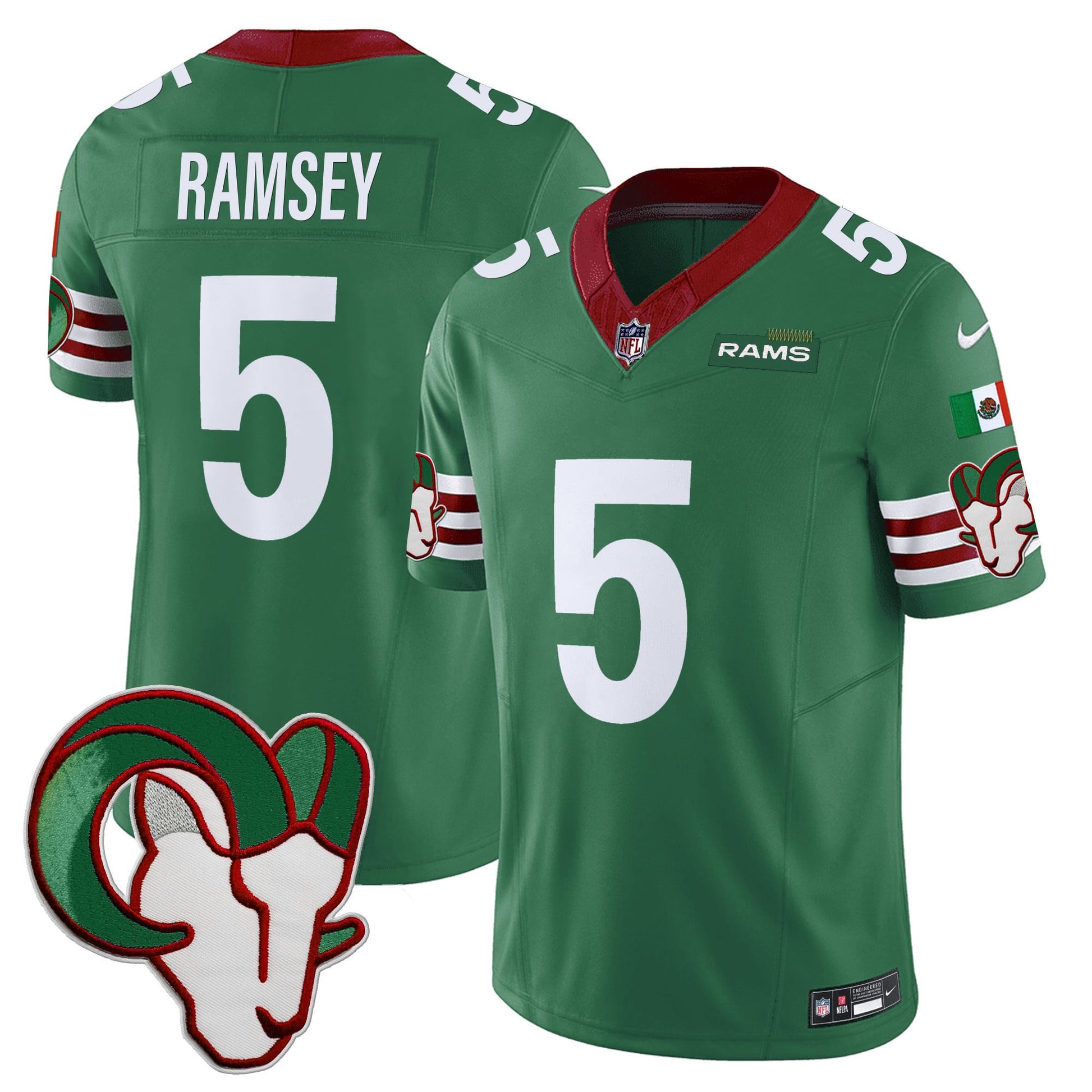 Los Angeles Rams Mexico Vapor Limited Jersey - All Stitched