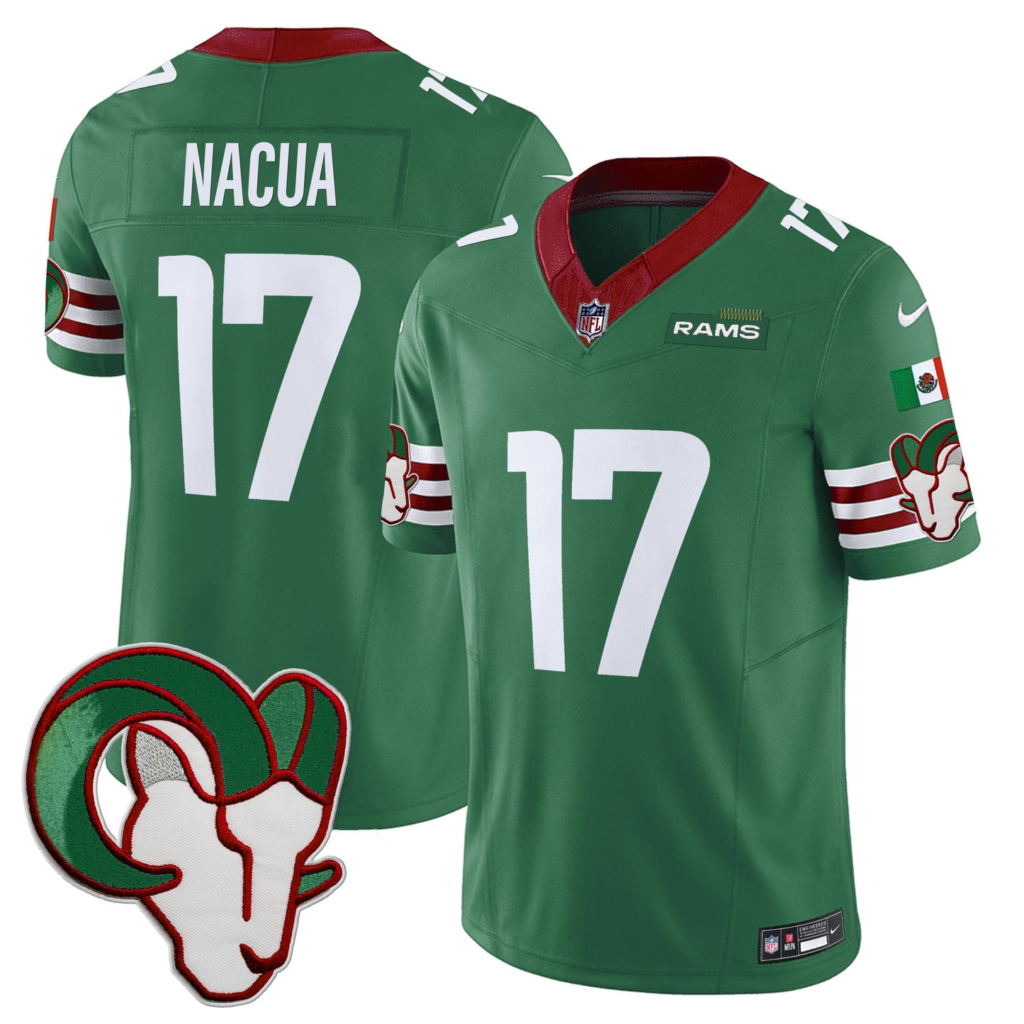 Los Angeles Rams Mexico Vapor Limited Jersey - All Stitched