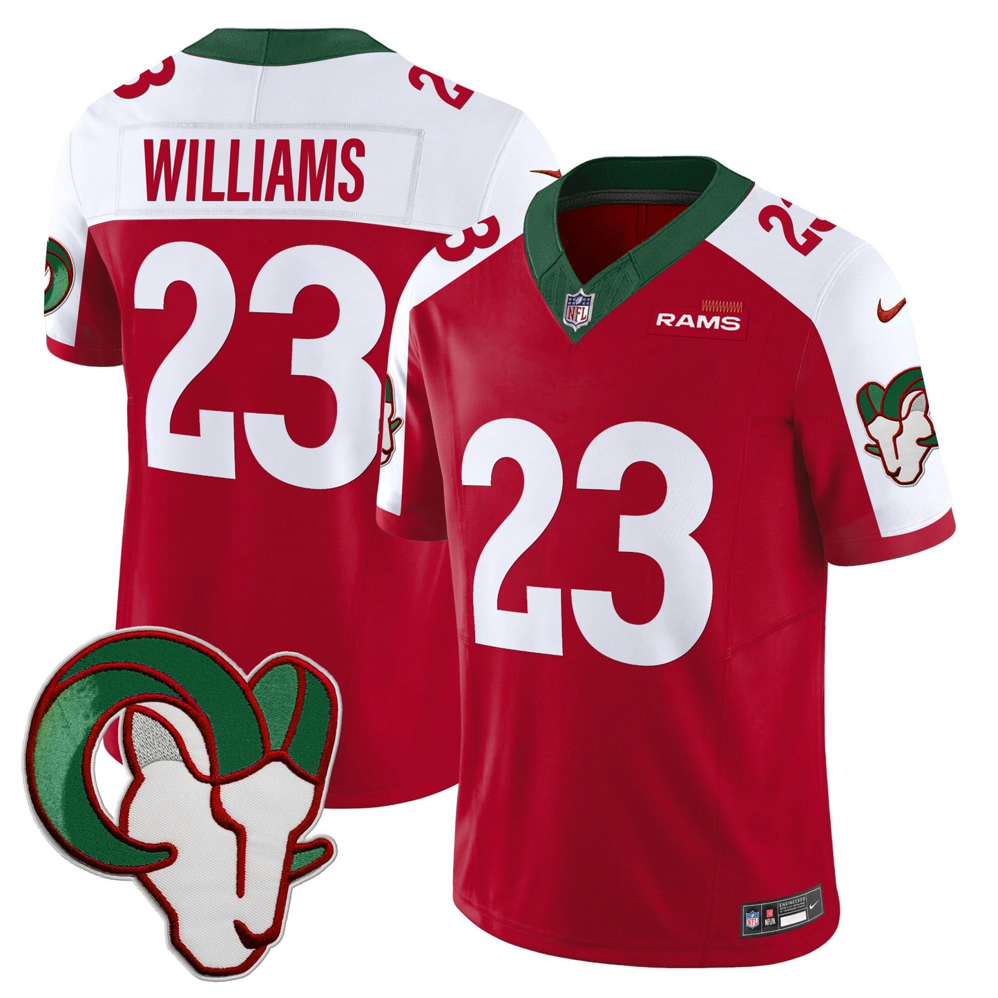 Los Angeles Rams Mexico Vapor Limited Jersey - All Stitched