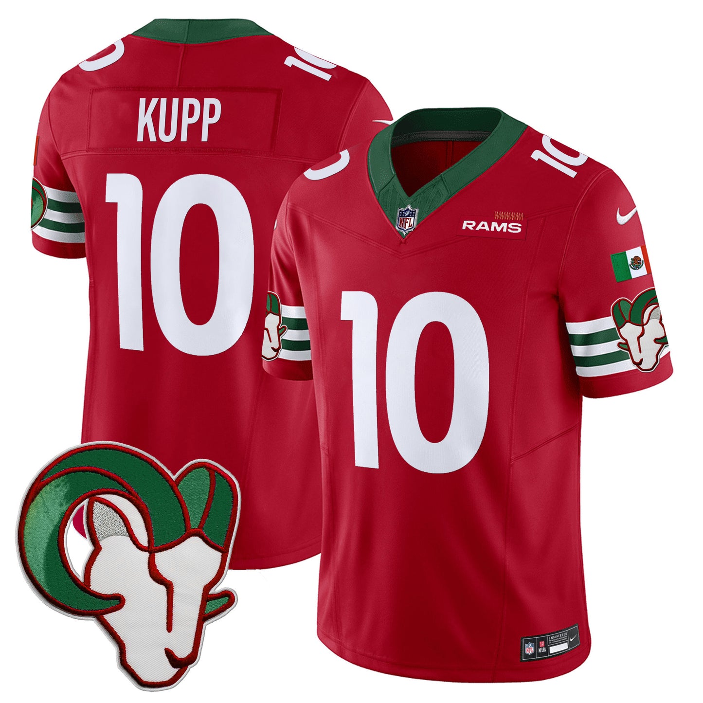 Los Angeles Rams Mexico Vapor Limited Jersey - All Stitched