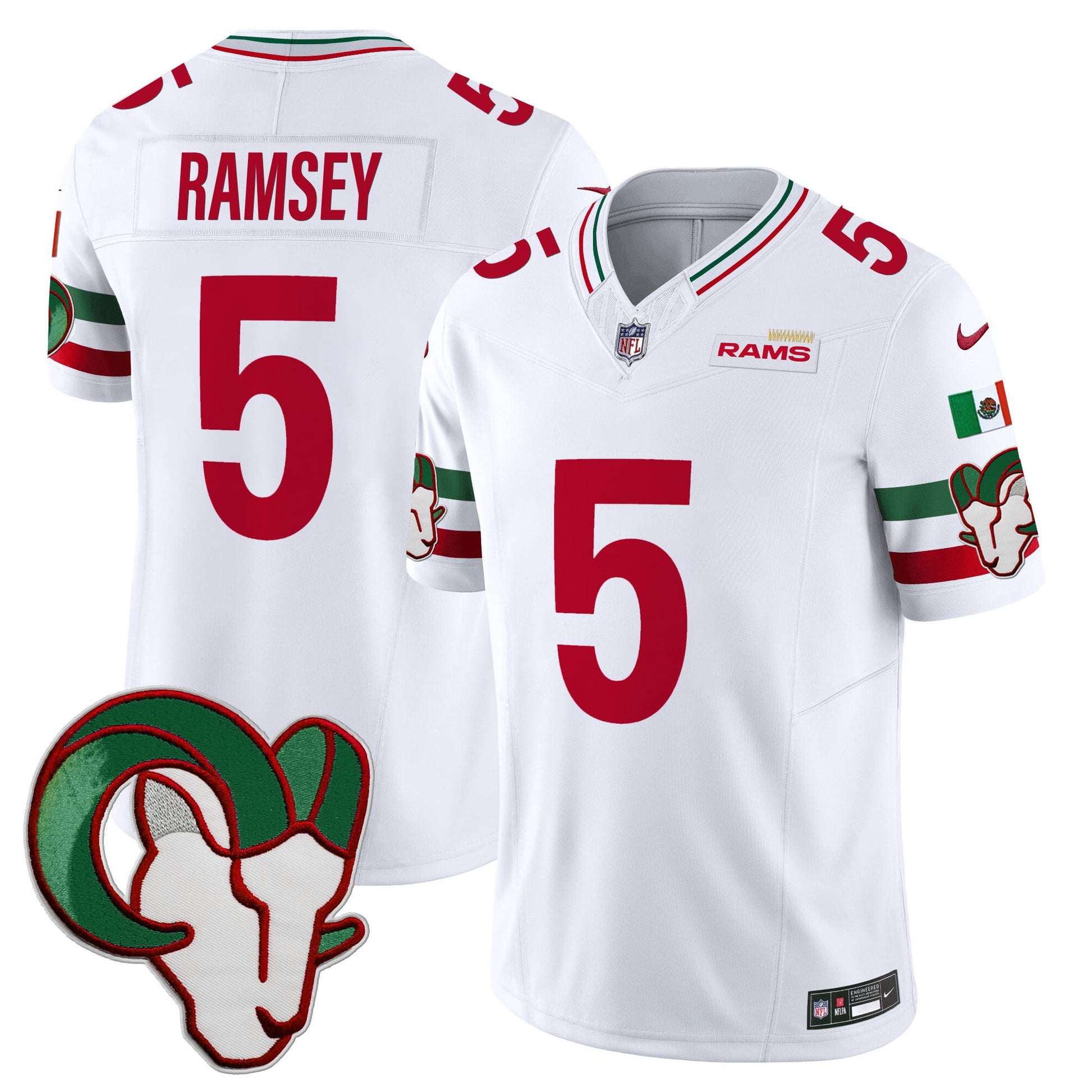 Los Angeles Rams Mexico Vapor Limited Jersey - All Stitched