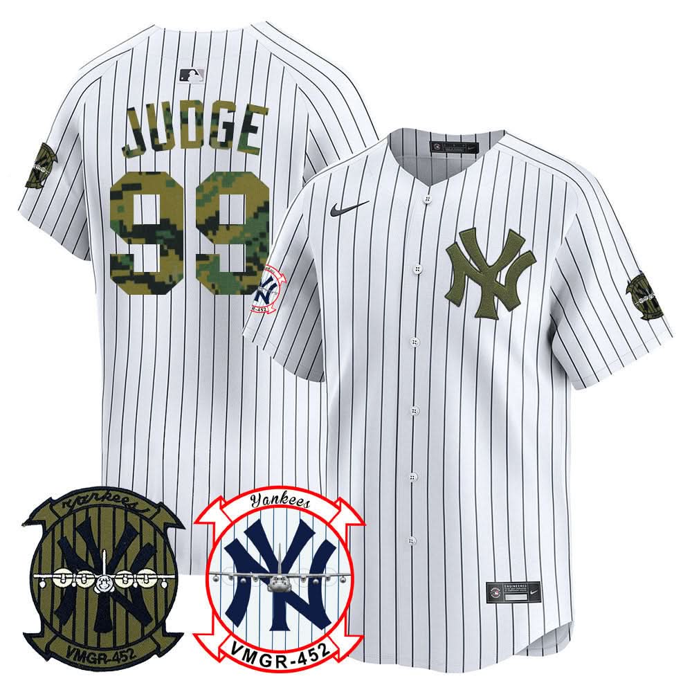 Men's New York Yankees Woodland USMC Alternate Vapor Premier Limited Jersey - All Stitched