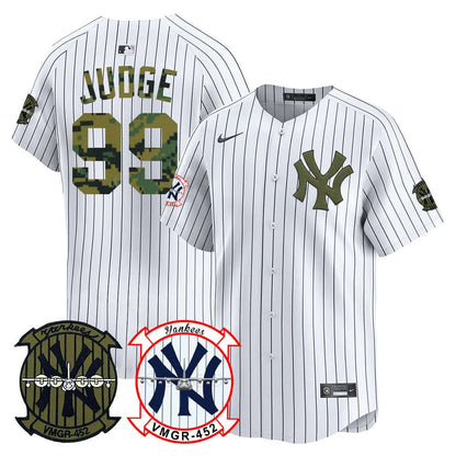 Men's New York Yankees Woodland USMC Alternate Vapor Premier Limited Jersey - All Stitched