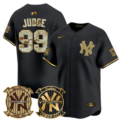 Men's New York Yankees Desert USMC Alternate Vapor Premier Limited Jersey - All Stitched