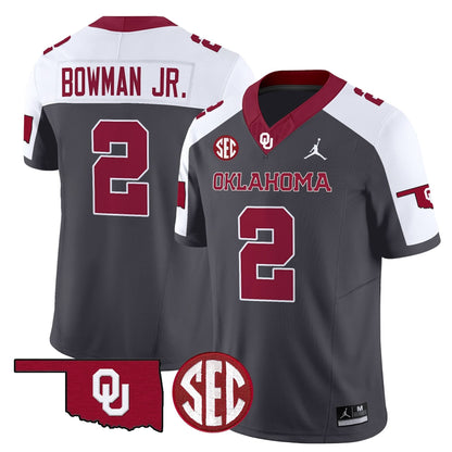 Oklahoma Sooners 2024 Vapor Limited Jersey - SEC Patch - All Stitched