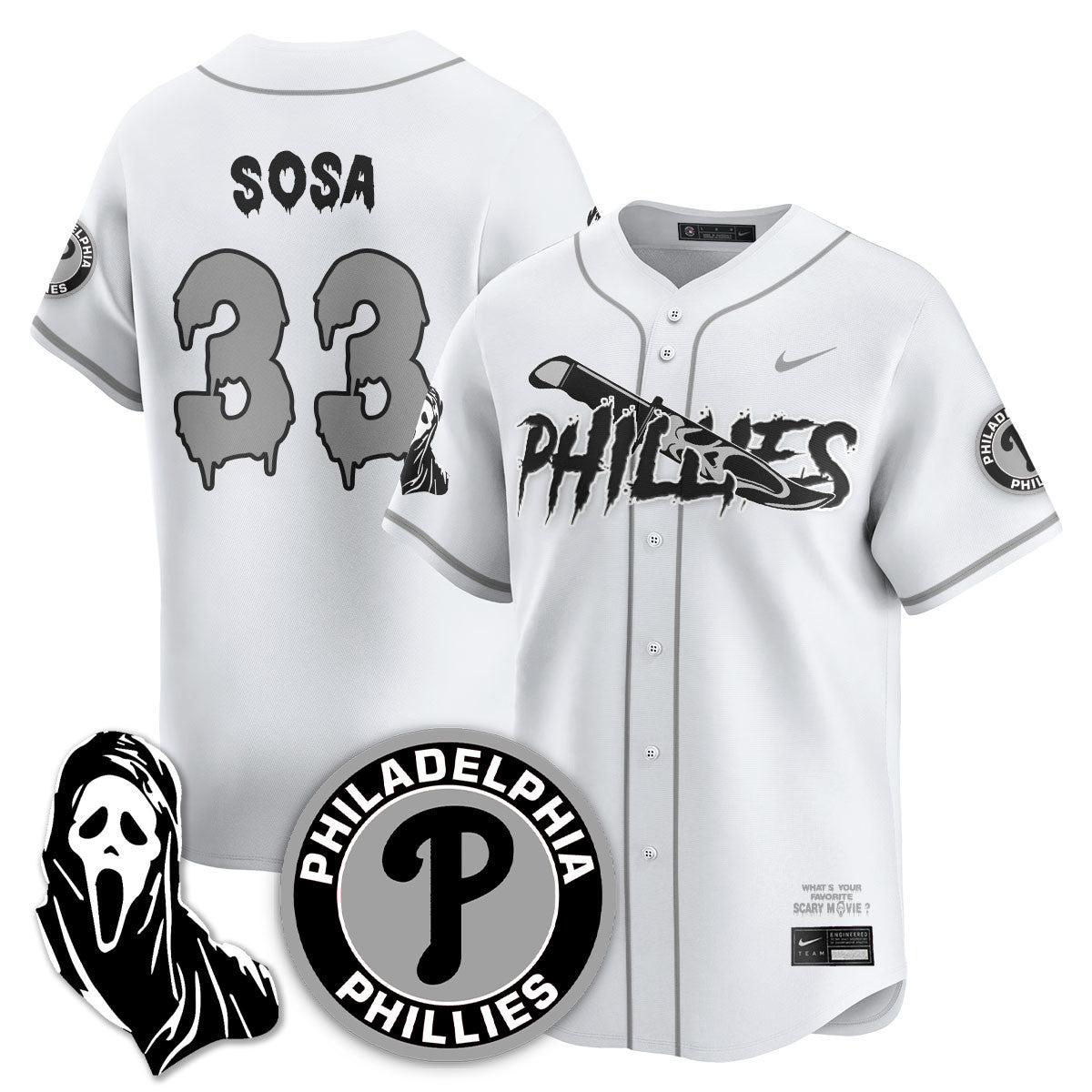 PHI "Scream Ghostface" Jersey - Stitched