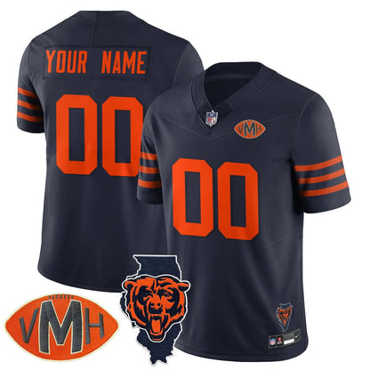 Men's Chicago Bears Honor Virginia Halas McCaskey Jersey - All Stitched