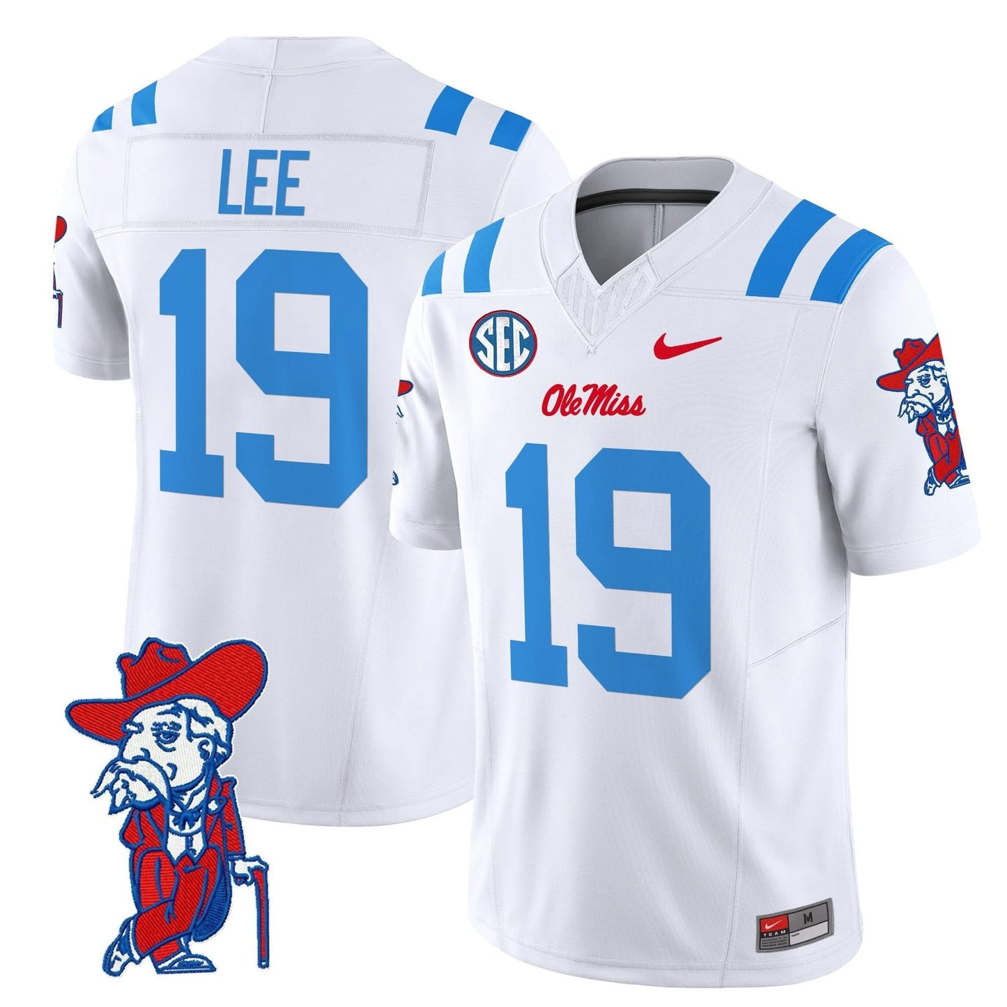 Men's Ole Miss Rebels 2025 Vapor Limited Jersey V2 - All Stitched