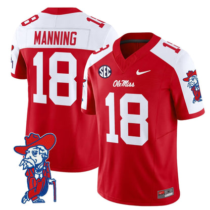 Men's Ole Miss Rebels 2025 Vapor Limited Jersey V2 - All Stitched