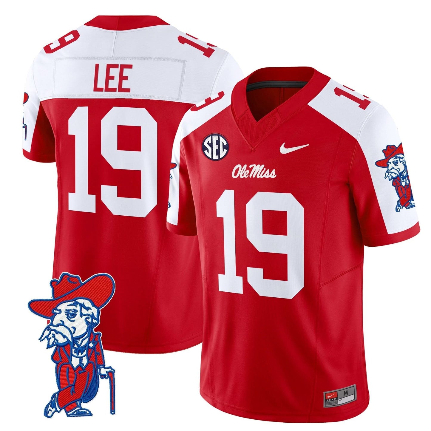 Men's Ole Miss Rebels 2025 Vapor Limited Jersey V2 - All Stitched