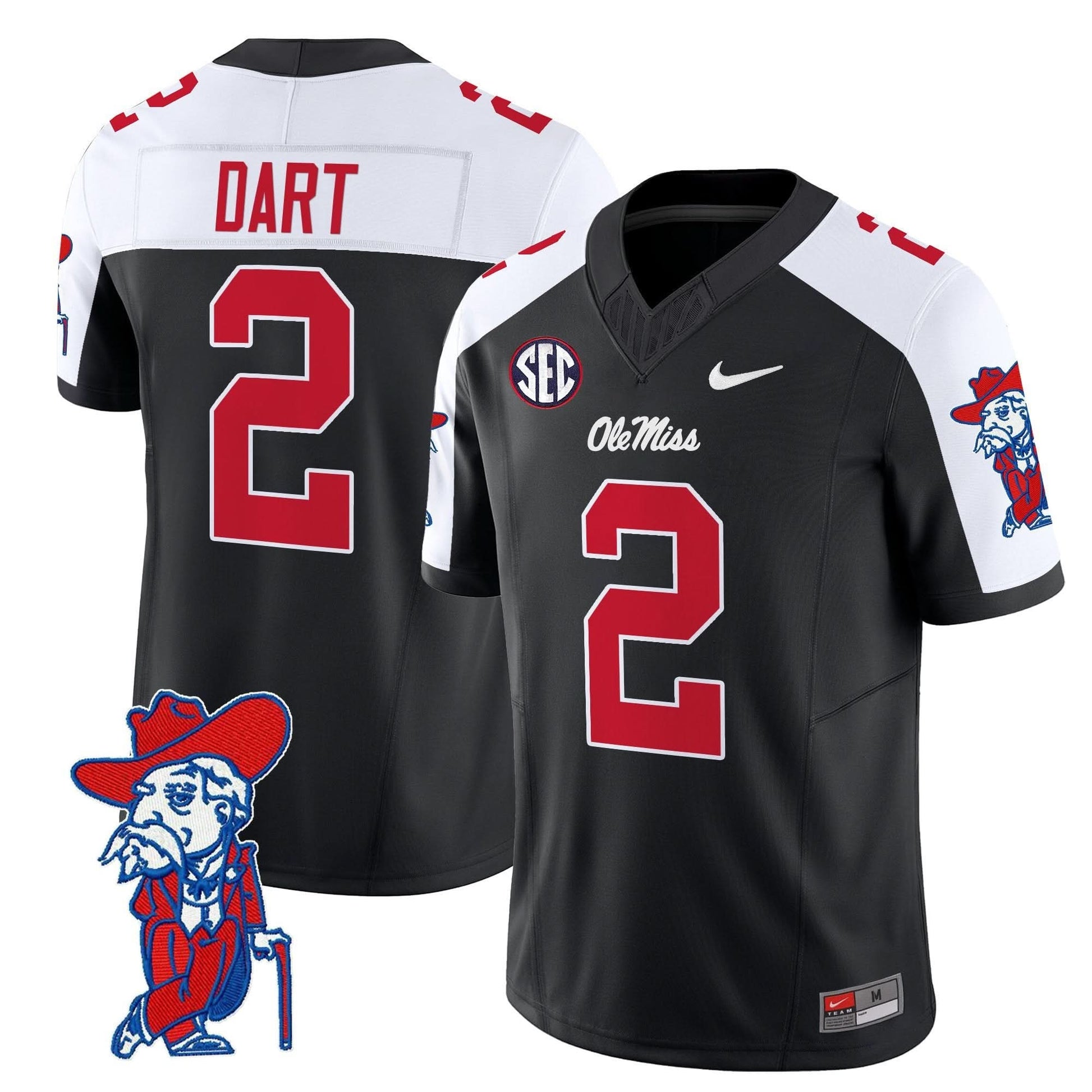 Men's Ole Miss Rebels 2025 Vapor Limited Jersey V2 - All Stitched