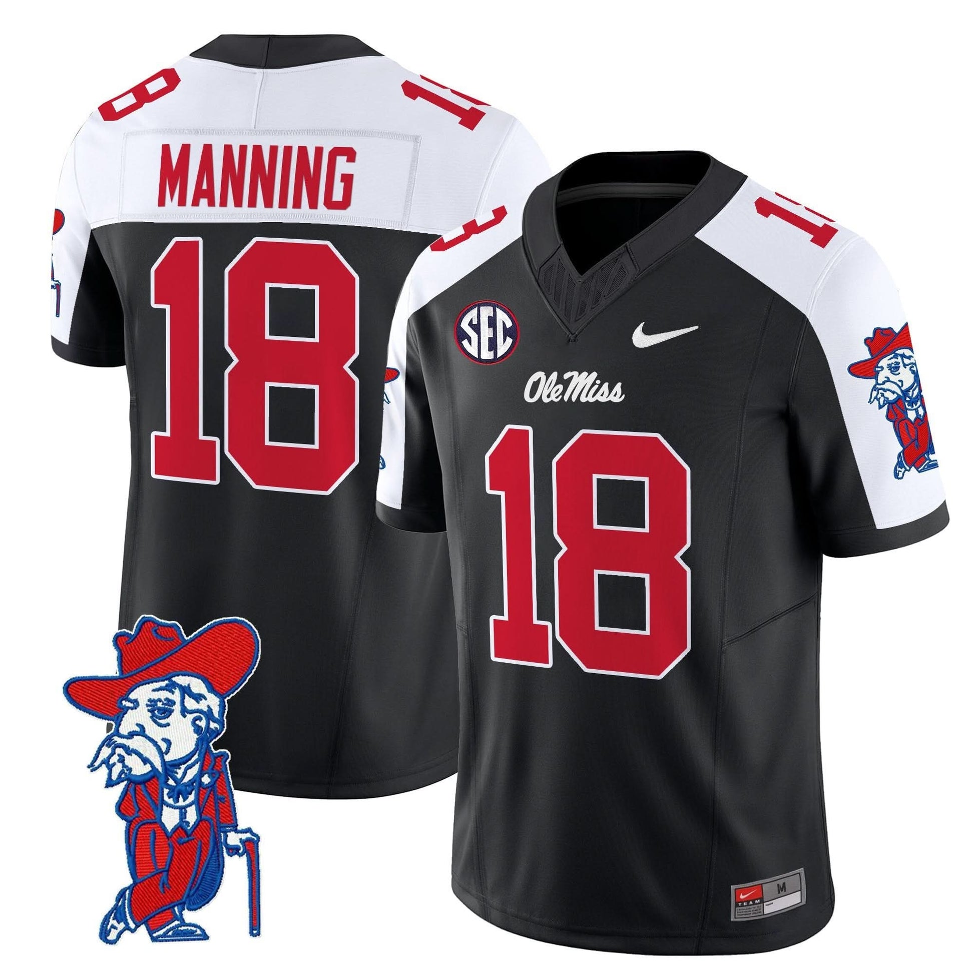 Men's Ole Miss Rebels 2025 Vapor Limited Jersey V2 - All Stitched