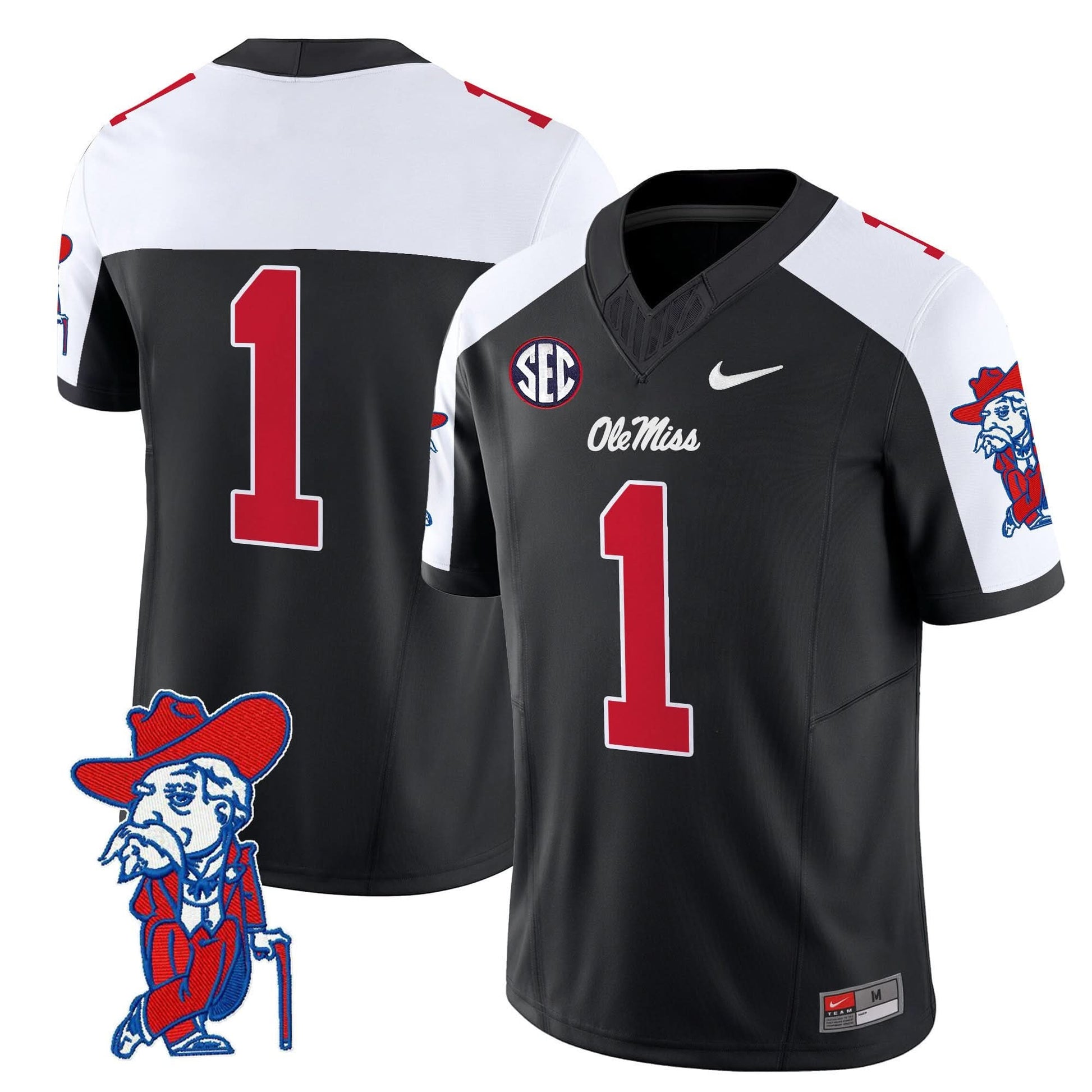 Men's Ole Miss Rebels 2025 Vapor Limited Jersey V2 - All Stitched