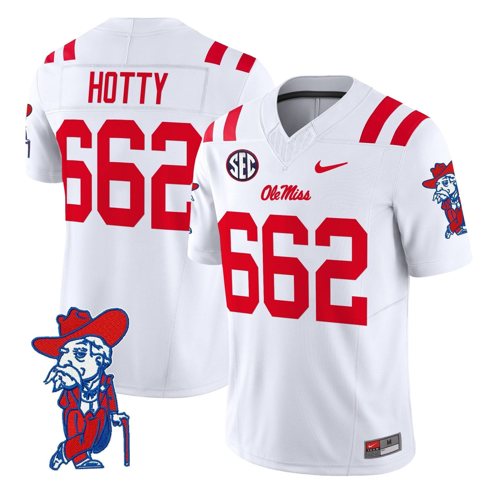 Men's Ole Miss Rebels 2025 Vapor Limited Jersey V2 - All Stitched