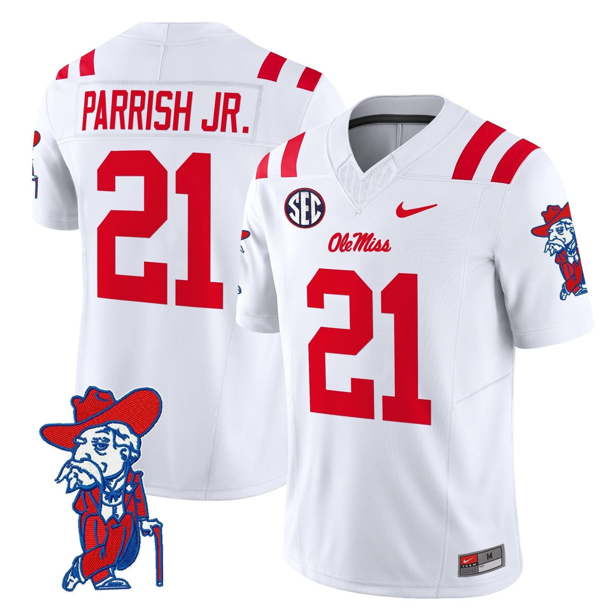 Men's Ole Miss Rebels 2025 Vapor Limited Jersey V2 - All Stitched