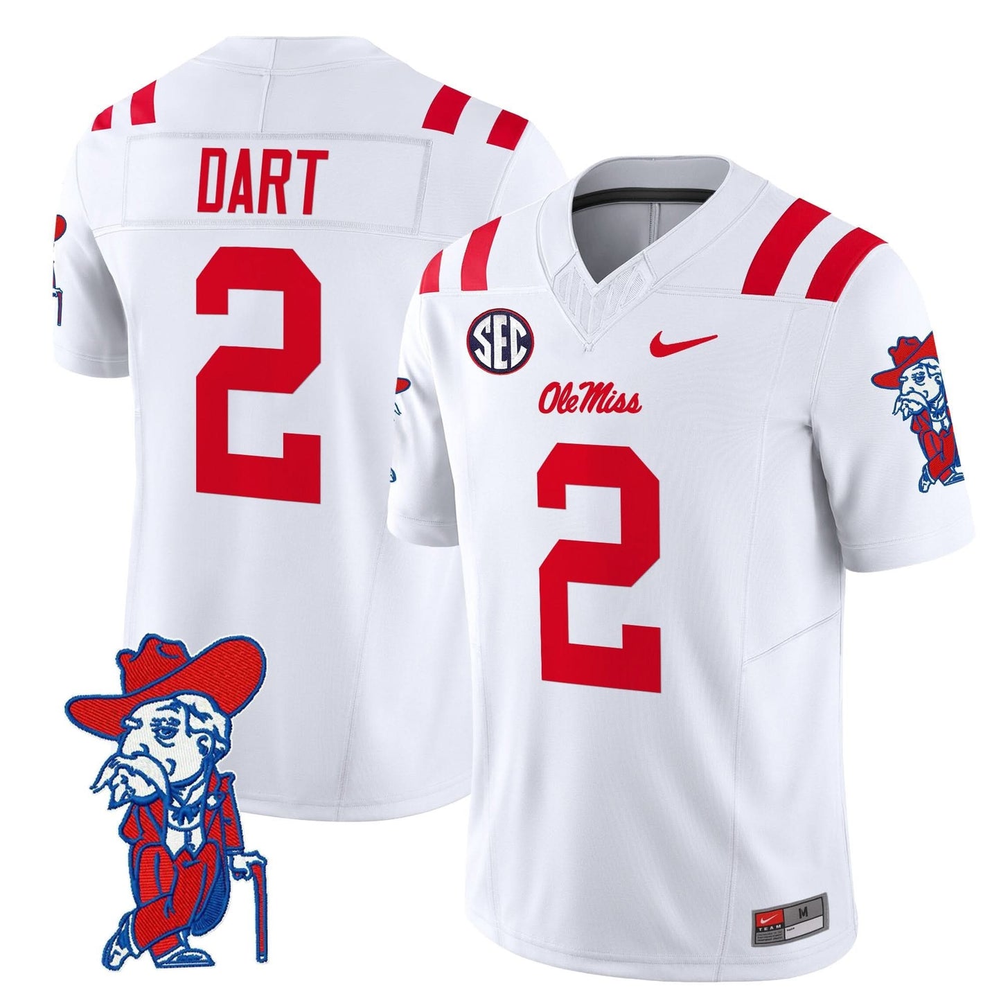 Men's Ole Miss Rebels 2025 Vapor Limited Jersey V2 - All Stitched