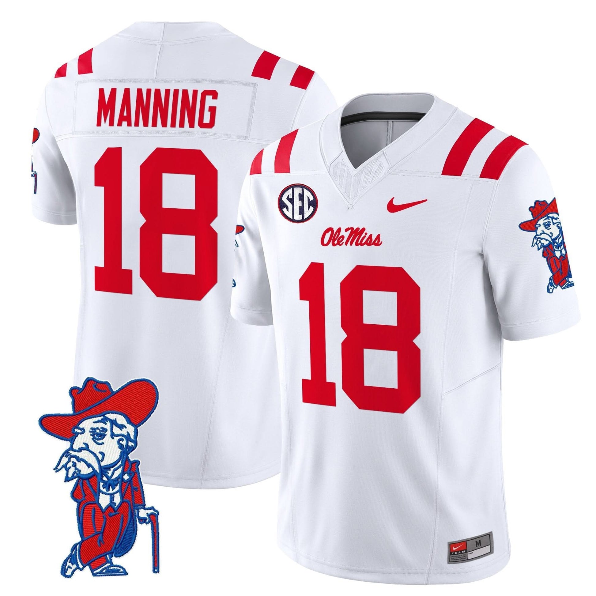Men's Ole Miss Rebels 2025 Vapor Limited Jersey V2 - All Stitched